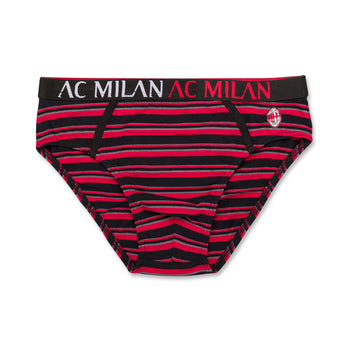 Slip rossoneri da bambino con logo Milan, Idee Regalo Natale, SKU z644000028, Immagine 0